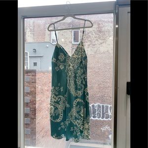 Zara Satin Effect Print Dress! Never worn before!